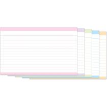 Ficha Pautada com Tarjas - Número 3 - 5x8 50 Folhas