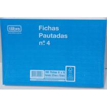 Ficha Pautada N4 6x9 100F