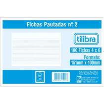 Ficha Pautada Nº2 4x6 C/ 100 Folhas - Tilibra Ficha Pautada Nº2 4x6 C/ 100 Folhas - Tilibra