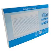 Ficha Pautada Nº4 6x9 C/ 100 Folhas - Tilibra Ficha Pautada Nº4 6x9 C/ 100 Folhas - Tilibra