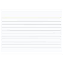 Ficha Pautada Número 2 - 4x6 100 Folhas