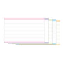 Ficha pautada/pontilhada com tarjas 5x8 tilibra