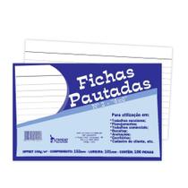 Ficha Pautada Tamoio 4X6 100 Folhas 1202 Ficha Pautada Tamoio 4X6 100 Folhas 1202