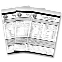 Ficha Técnica para Tatuadores Anamnese Bloco Tatoo Tatuagem Ficha Técnica para Tatuadores Anamnese Bloco Tatoo Tatuagem