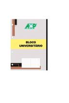 Fichário 4 Argolas Preto 250x335x40mm c Divisória Plástica C/10 c Bloco 96 Folhas