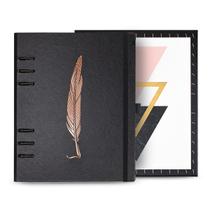 Fichário A5 Premium Noir Ótima - Caixa Presente Organizadora Caderno Argolado Planner Fichário A5 Premium Noir Ótima - Caixa Presente Organizadora Caderno Argolado Planner