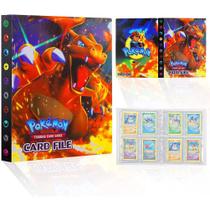 Fichario Album Pasta Charizard Porta 240 cartas Pokemon Card - PokemonSHOP