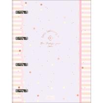 Fichário Argolado Grande Universitário Soho 48 Folhas c/ Elástico Tilibra Cadernos Fichários