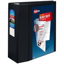 Fichário Avery Heavy-Duty View de 3 anéis, 5 polegadas, 1050 folhas, preto