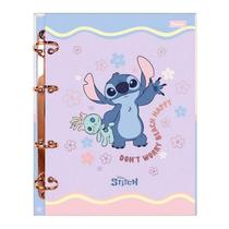 Fichário Caderno Argolado Stitch 60 Folhas - Foroni Fichário Caderno Argolado Stitch 60 Folhas - Foroni