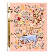 Fichário Caderno Argolado Ursinho Pooh 80 Folhas Rosa - Tilibra Fichário Caderno Argolado Ursinho Pooh 80 Folhas Rosa - Tilibra