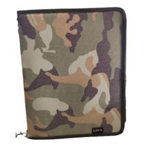 Fichário Caderno Escolar Argola Divisória Exército Camuflado Fichário Caderno Escolar Argola Divisória Exército Camuflado