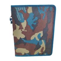 Fichário Caderno Escolar Divisória Argola Camuflado Exército Fichário Caderno Escolar Divisória Argola Camuflado Exército