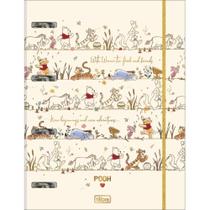 Fichário Cartonado Pooh 48 Folhas com Elástico Fichário Cartonado Pooh 48 Folhas com Elástico