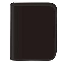 Fichario Com Ziper All Black Univ.48F