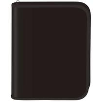 Fichário com Zíper ALL BLACK Universitário 48 Folhas