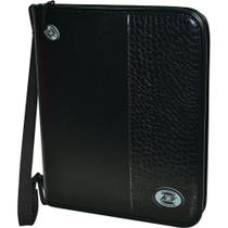 Fichario com Ziper Croco BLACK Completo