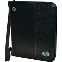 Fichario com Ziper e ALCA Croco BLACK Completo - Acp