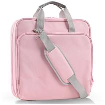 Fichário com zíper Famlife Trapper Keeper 2 polegadas e 3 anéis rosa