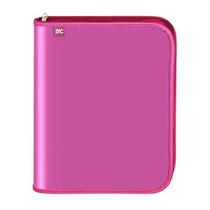 Fichario Com Ziper Vision Rosa 48F