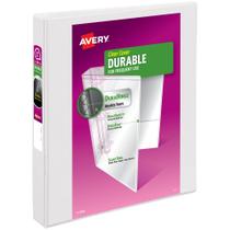 Fichário de 3 anéis Avery Durable View de 1,5 polegadas, 1 pacote branco Fichário de 3 anéis Avery Durable View de 1,5 polegadas, 1 pacote branco