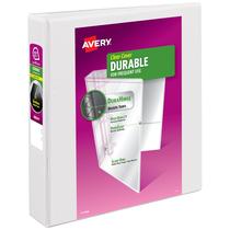 Fichário de 3 anéis Avery Durable View de 1,5 polegadas e 375 folhas brancas Fichário de 3 anéis Avery Durable View de 1,5 polegadas e 375 folhas brancas