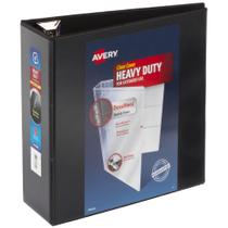 Fichário de 3 anéis Avery Heavy-Duty View de 4 polegadas One Touch preto