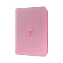 Fichário De Cartas Colecionáveis 360 Com 9 Bolsos, Zíper, Capa Premium Em PU, Durável, Com