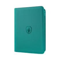 Fichário De Cartas Colecionáveis 360 Com 9 Bolsos, Zíper, Capa Premium Em PU, Durável, Com