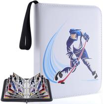 Fichário de cartas colecionáveis Bheddi Hockey Card 4 Pocket 400 Cards