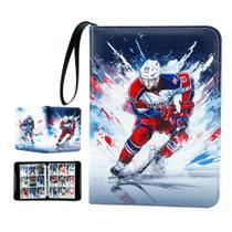 Fichário de cartas colecionáveis Coosebaery Hockey Card 900 Cards