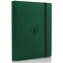Fichário de cartas colecionáveis Fabmaker 9 Pocket para 360 cartas verde escuro