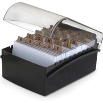 Fichario de mesa 5x8 preto - waleu