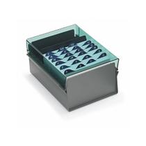 Fichário de mesa 6x9 fume Acrimet Fichário de mesa 6x9 fume Acrimet