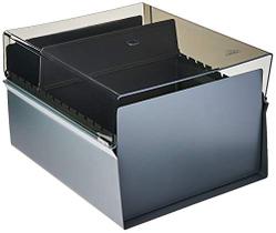 Fichario De Mesa C/ Base De Aco 6X9 Fume Fichario De Mesa C/ Base De Aco 6X9 Fume