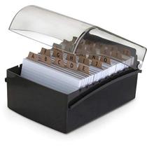 Fichario De Mesa C/Base Plastica 6X9 Preto