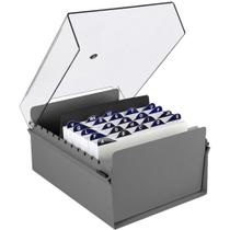 Fichário de Mesa com Base de AÇO 6X9 Fumê