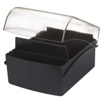 Fichário de Mesa Waleu Acrílico 4''x6'' Preto