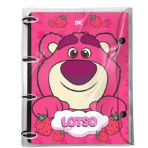 Fichário de PVC Lotso Universitário com Fecho de Botão 192 Folhas