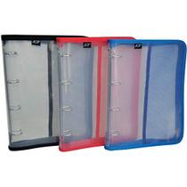 Fichario De Pvc Transparente C/Pt 4Arg.C/Ziper