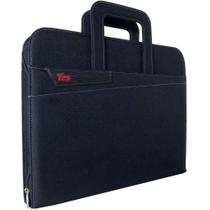 Fichário Maleta Argolado c/ Zíper - 30 Folhas - Yes - PRETO