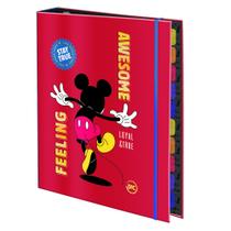 Fichario Mickey Mouse Disney Colegial Argolado Escola Dac
