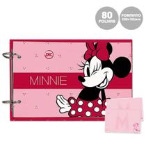 Fichário Mini Porta Ficha 2Fechos 80Folhas Minnie Disney Dac