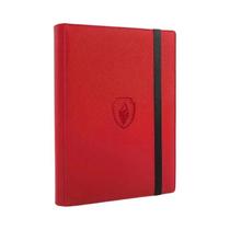 Fichário Para Cartões De Comércio Com 9 Bolsos, Capa Premium Em PU, Zíper, Durável, Suporte Para