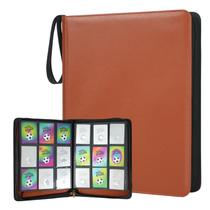 Fichário para Cartões OnMove 324 Bolsos Couro PU Marrom Grande Fichário para Cartões OnMove 324 Bolsos Couro PU Marrom Grande