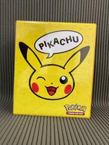 Fichário para guardar cartas-TEMA (Pikachu Yellow) POKEMON-SEM folha