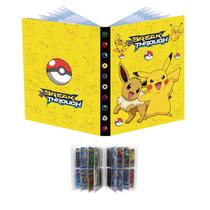Fichário Pikachu Porta cards Pokemon comporta 240 cartas