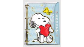 Fichário Snoopy Universitário em PVC Cristal - Dac
