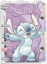 Fichário Stitch Universitário com Fecho de Botão - 5318 Fichário Stitch Universitário com Fecho de Botão - 5318
