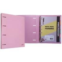 Fichário Sweet Caderno 4 Argolas Bloco 96 Folhas Argolado